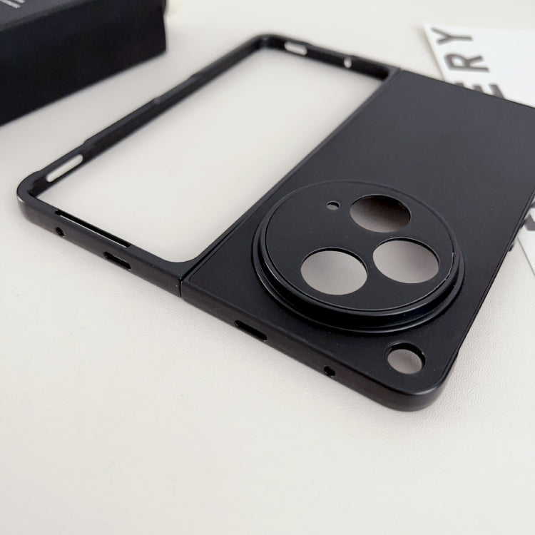 For OPPO Find N3 / OnePlus Open Morandi Solid Color Leather Texture Phone Case(Purple) - Find N3 Cases by PMC TechLife | Online Shopping South Africa | PMC TechLife