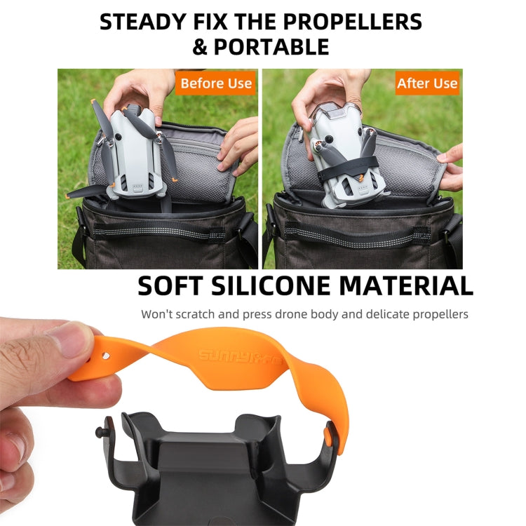 For DJI Mini 4 Pro Sunnylife SJ711 Blade Holder Fixed Propeller Fixer Guard(Black) - free shipping - PMC TechLife - Order now!