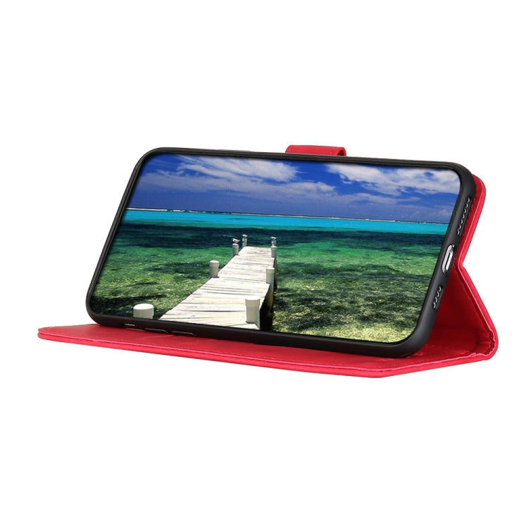 For Google Pixel 9 Pro KHAZNEH Retro Texture Flip Leather Phone Case(Red) - Google Cases by PMC TechLife | Online Shopping South Africa | PMC TechLife | Buy Now Pay Later Mobicred
