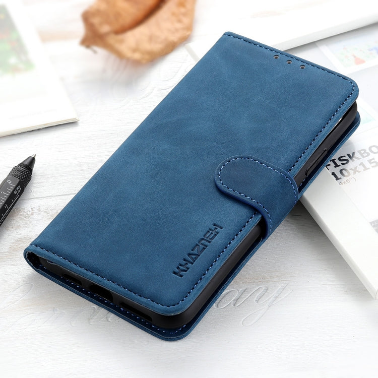 For Google Pixel 9 Pro KHAZNEH Retro Texture Flip Leather Phone Case(Blue) - Google Cases by PMC TechLife | Online Shopping South Africa | PMC TechLife | Buy Now Pay Later Mobicred