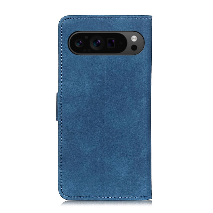 For Google Pixel 9 Pro KHAZNEH Retro Texture Flip Leather Phone Case(Blue) - Google Cases by PMC TechLife | Online Shopping South Africa | PMC TechLife | Buy Now Pay Later Mobicred