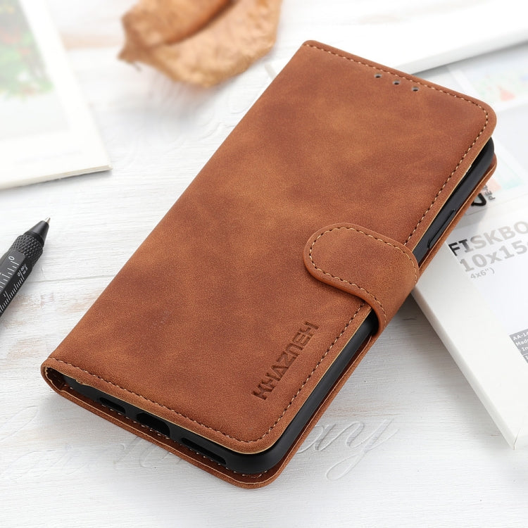 For Google Pixel 10 / 9 KHAZNEH Retro Texture Flip Leather Phone Case(Brown) - Google Cases by PMC TechLife | Online Shopping South Africa | PMC TechLife | Buy Now Pay Later Mobicred