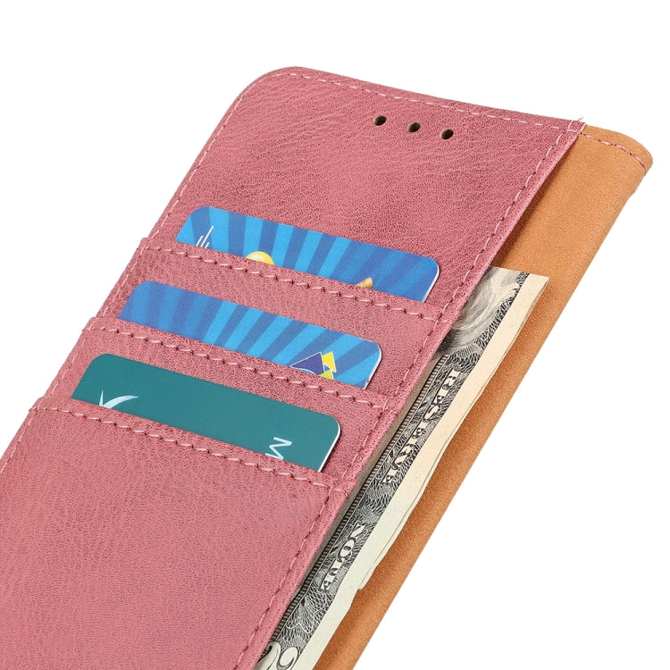 For Google Pixel 10 Pro / 9 Pro KHAZNEH Cowhide Texture Horizontal Flip Leather Phone Case(Pink) - Google Cases by PMC TechLife | Online Shopping South Africa | PMC TechLife | Buy Now Pay Later Mobicred