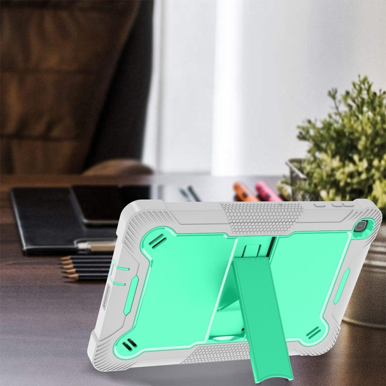 For Honor Pad X8 Shockproof Silicone Hybrid PC Tablet Case with Holder(Mint Green + Grey) - free shipping - PMC TechLife - Order now!