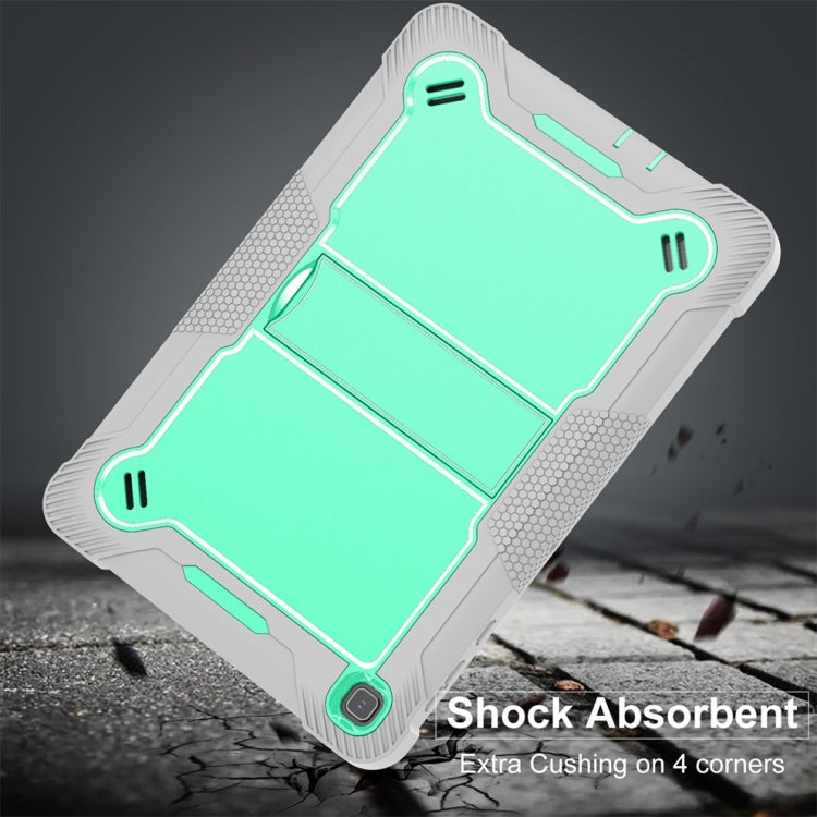 For Honor Pad X8 Shockproof Silicone Hybrid PC Tablet Case with Holder(Mint Green + Grey) - free shipping - PMC TechLife - Order now!