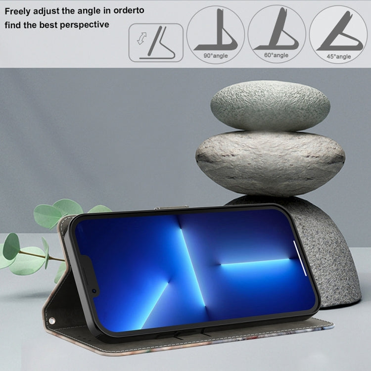 For Motorola Moto G54 Crystal 3D Shockproof Protective Leather Phone Case(Luminous Building) - Motorola Cases by PMC TechLife | Online Shopping South Africa | PMC TechLife | Buy Now Pay Later Mobicred