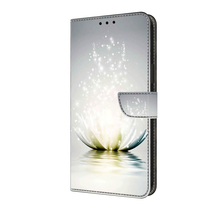 For Motorola Moto G Play 2024 Crystal 3D Shockproof Protective Leather Phone Case(Light Lotus) - Motorola Cases by PMC TechLife | Online Shopping South Africa | PMC TechLife | Buy Now Pay Later Mobicred