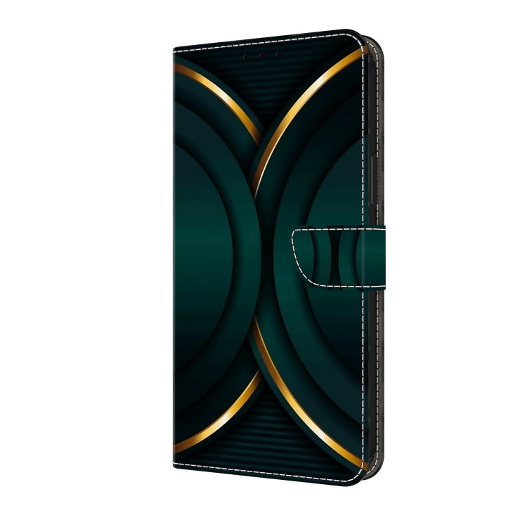 For Motorola Moto G Play 2024 Crystal 3D Shockproof Protective Leather Phone Case(Gold Outline) - Motorola Cases by PMC TechLife | Online Shopping South Africa | PMC TechLife | Buy Now Pay Later Mobicred