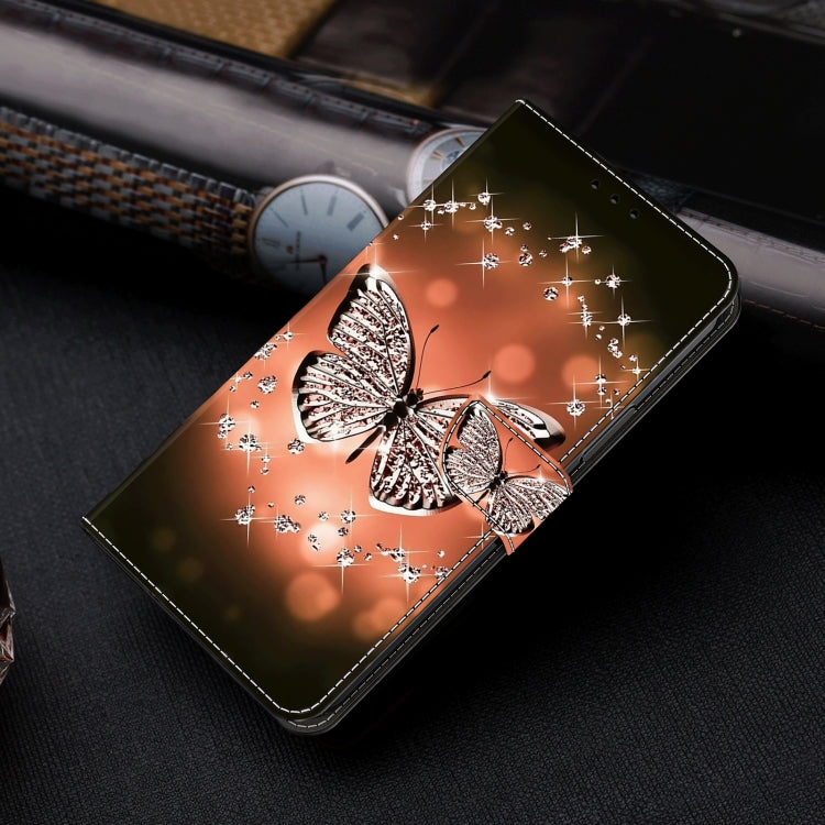 For Motorola Moto G Play 2024 Crystal 3D Shockproof Protective Leather Phone Case(Crystal Butterfly) - Motorola Cases by PMC TechLife | Online Shopping South Africa | PMC TechLife | Buy Now Pay Later Mobicred