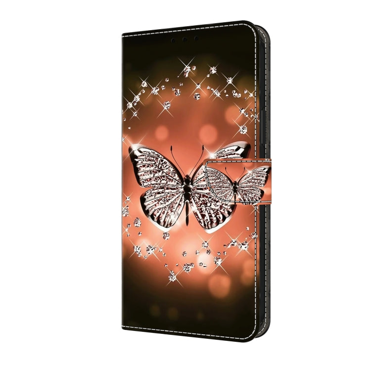 For Motorola Moto G Play 2024 Crystal 3D Shockproof Protective Leather Phone Case(Crystal Butterfly) - Motorola Cases by PMC TechLife | Online Shopping South Africa | PMC TechLife | Buy Now Pay Later Mobicred