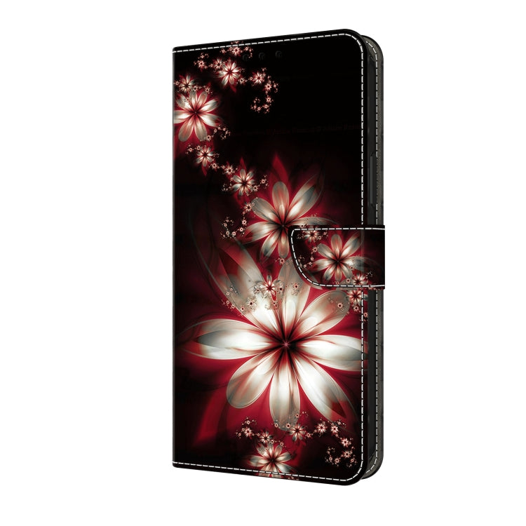 For Motorola Moto G24 Crystal 3D Shockproof Protective Leather Phone Case(Fantastic Flower) - Motorola Cases by PMC TechLife | Online Shopping South Africa | PMC TechLife | Buy Now Pay Later Mobicred