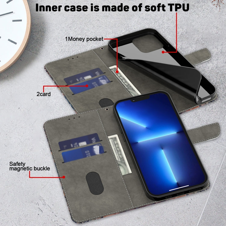 For Motorola Moto G24 Power Crystal 3D Shockproof Protective Leather Phone Case(Fantastic Flower) - Motorola Cases by PMC TechLife | Online Shopping South Africa | PMC TechLife | Buy Now Pay Later Mobicred