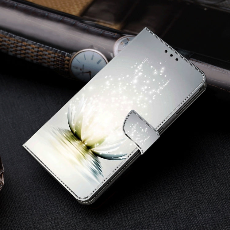For Motorola Moto G04 Crystal 3D Shockproof Protective Leather Phone Case(Light Lotus) - Motorola Cases by PMC TechLife | Online Shopping South Africa | PMC TechLife | Buy Now Pay Later Mobicred