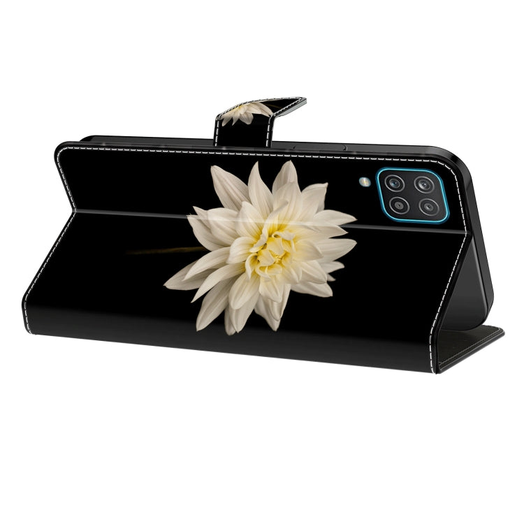 For Motorola Moto G04 Crystal 3D Shockproof Protective Leather Phone Case(White Flower) - Motorola Cases by PMC TechLife | Online Shopping South Africa | PMC TechLife | Buy Now Pay Later Mobicred