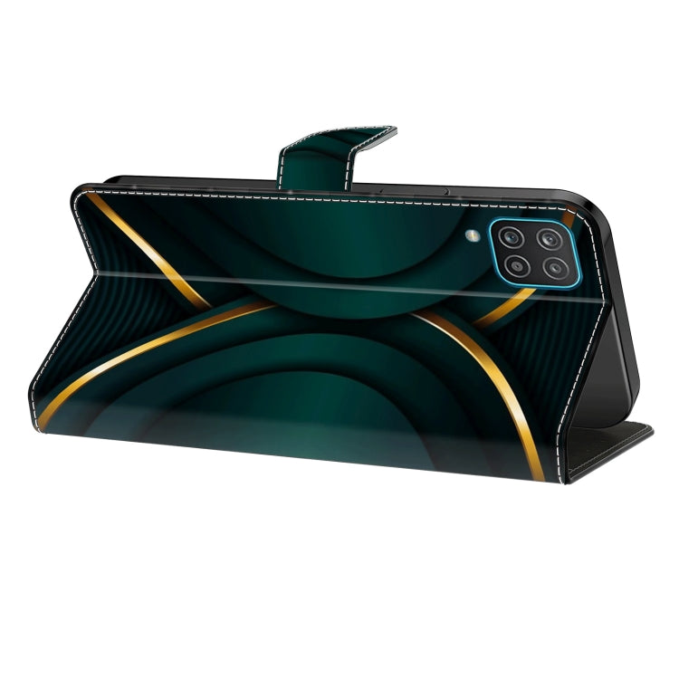 For Motorola Moto G04 Crystal 3D Shockproof Protective Leather Phone Case(Gold Outline) - Motorola Cases by PMC TechLife | Online Shopping South Africa | PMC TechLife | Buy Now Pay Later Mobicred