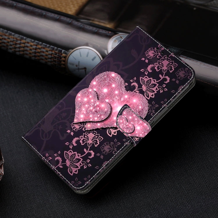 For Motorola Moto G04 Crystal 3D Shockproof Protective Leather Phone Case(Lace Love) - free shipping - PMC TechLife - Order now!