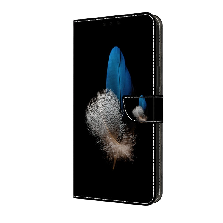 For Motorola Moto G34 Crystal 3D Shockproof Protective Leather Phone Case(Two Branches) - Motorola Cases by PMC TechLife | Online Shopping South Africa | PMC TechLife | Buy Now Pay Later Mobicred