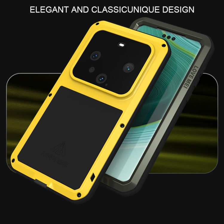 For Huawei Mate 60 Pro / 60 Pro+ LOVE MEI Metal Shockproof Life Waterproof Dustproof Phone Case(Silver) - free shipping - PMC TechLife - Order now!