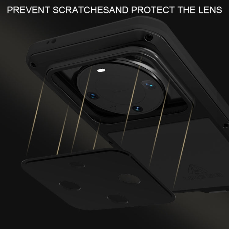 For Huawei Mate 60 Pro / 60 Pro+ LOVE MEI Metal Shockproof Life Waterproof Dustproof Phone Case(Silver) - free shipping - PMC TechLife - Order now!