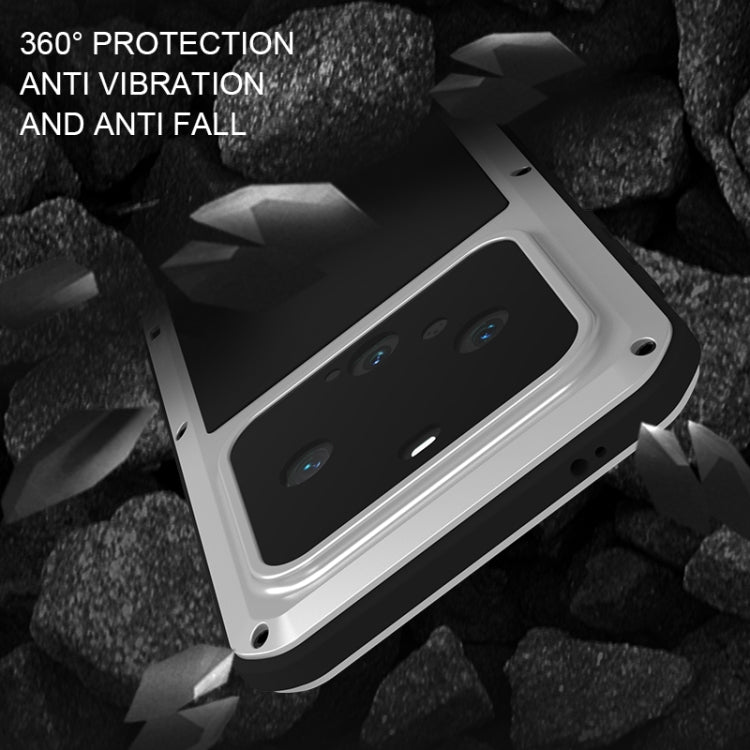 For Huawei Mate 60 Pro / 60 Pro+ LOVE MEI Metal Shockproof Life Waterproof Dustproof Phone Case(White) - Huawei Cases by LOVE MEI | Online Shopping South Africa | PMC TechLife | Buy Now Pay Later Mobicred
