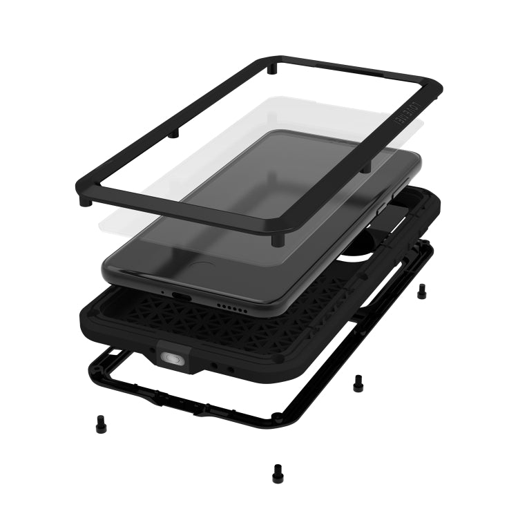 For Huawei Mate 60 LOVE MEI Metal Shockproof Life Waterproof Dustproof Phone Case(Black) - free shipping - PMC TechLife - Order now!