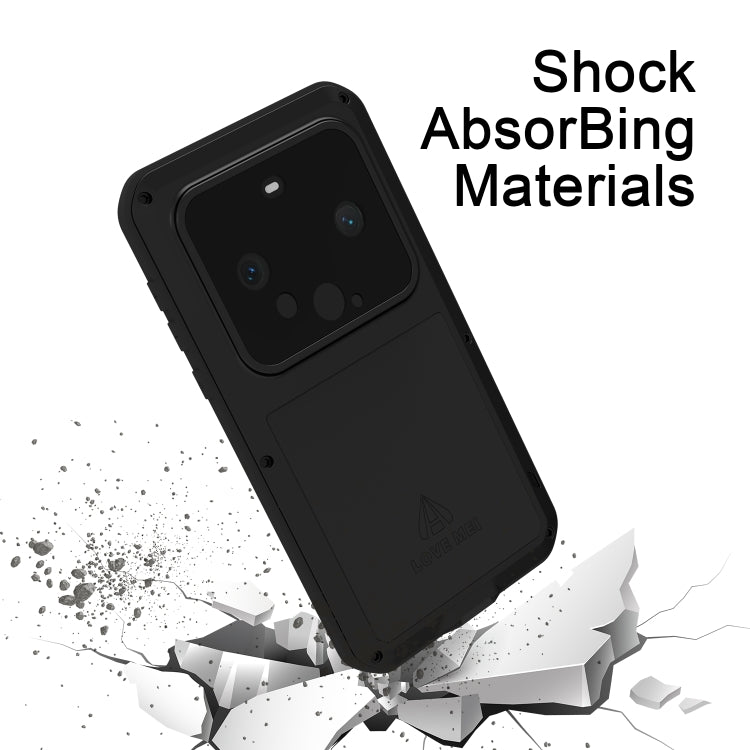 For Huawei Mate 60 LOVE MEI Metal Shockproof Life Waterproof Dustproof Phone Case(Army Green) - free shipping - PMC TechLife - Order now!