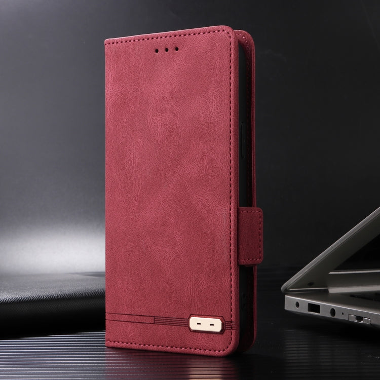 For Sony Xperia 10 VI 2024 Magnetic Clasp Leather Phone Case(Red) - Sony Cases by PMC Jewellery | Online Shopping South Africa | PMC Jewellery | Buy Now Pay Later Mobicred