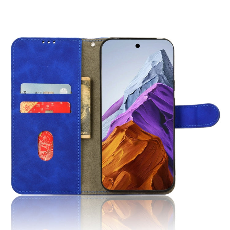 For Google Pixel 9 Pro Skin Feel Magnetic Flip Leather Phone Case(Blue) - Google Cases by PMC TechLife | Online Shopping South Africa | PMC TechLife | Buy Now Pay Later Mobicred