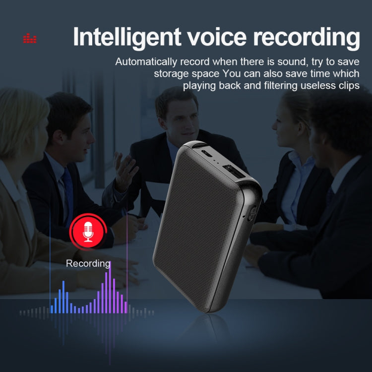 JNN Q75 Magnetic Smart Voice Recorder, Memory:8GB(Black) - free shipping - PMC TechLife - Order now!