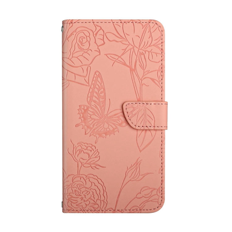 For Google Pixel 9 Pro Skin Feel Butterfly Embossed Flip Leather Phone Case(Pink) - Google Cases by PMC TechLife | Online Shopping South Africa | PMC TechLife | Buy Now Pay Later Mobicred
