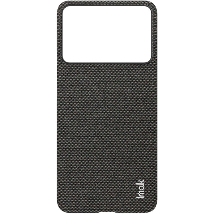 For Xiaomi Redmi K70 5G/K70 Pro 5G imak Ruiyi Series Cloth Texture PU + PC Phone Case(Black) - Xiaomi Cases by imak | Online Shopping South Africa | PMC Jewellery | Buy Now Pay Later Mobicred