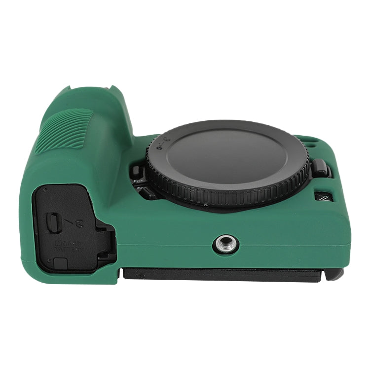 For Nikon Z 30 Soft Silicone Protective Case with Lens Cover(Green) - Protective Case by PMC TechLife | Online Shopping South Africa | PMC TechLife | Buy Now Pay Later Mobicred