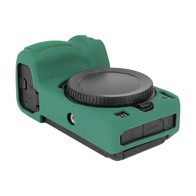 For Nikon Z 30 Soft Silicone Protective Case with Lens Cover(Green) - Protective Case by PMC TechLife | Online Shopping South Africa | PMC TechLife | Buy Now Pay Later Mobicred