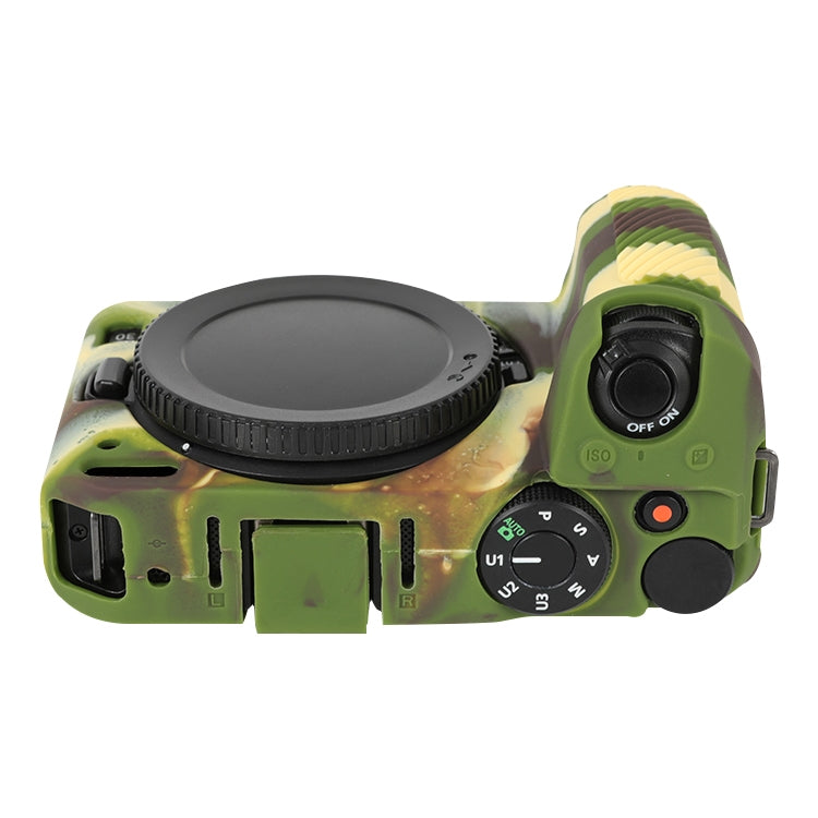 For Nikon Z 30 Soft Silicone Protective Case with Lens Cover(Camouflage) - Protective Case by PMC TechLife | Online Shopping South Africa | PMC TechLife | Buy Now Pay Later Mobicred