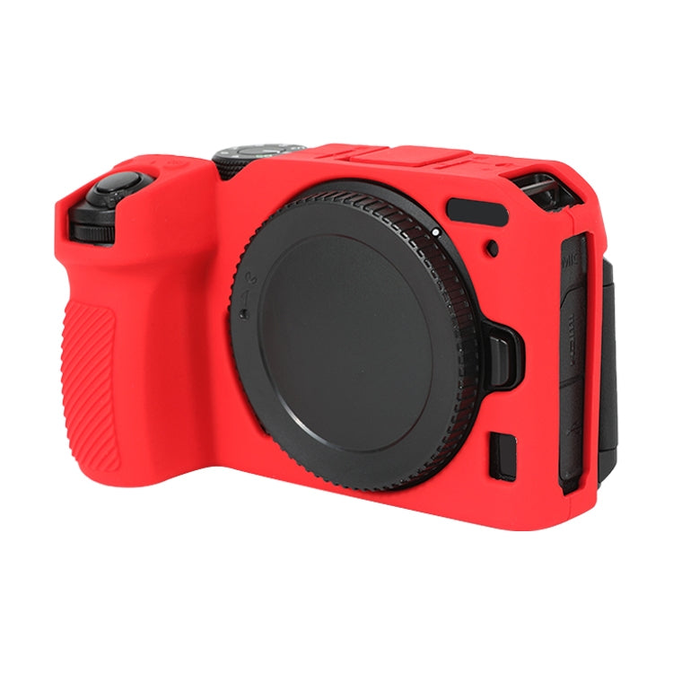 For Nikon Z 30 Soft Silicone Protective Case with Lens Cover(Red) - Protective Case by PMC TechLife | Online Shopping South Africa | PMC TechLife | Buy Now Pay Later Mobicred