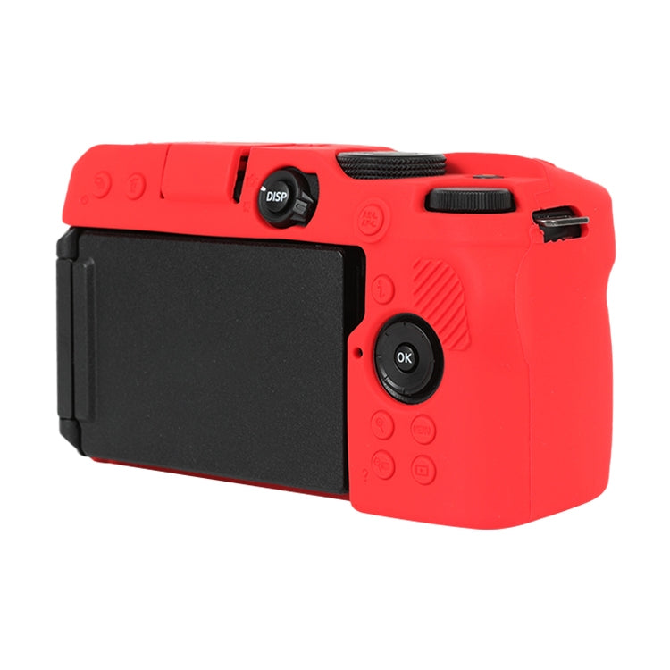 For Nikon Z 30 Soft Silicone Protective Case with Lens Cover(Red) - Protective Case by PMC TechLife | Online Shopping South Africa | PMC TechLife | Buy Now Pay Later Mobicred