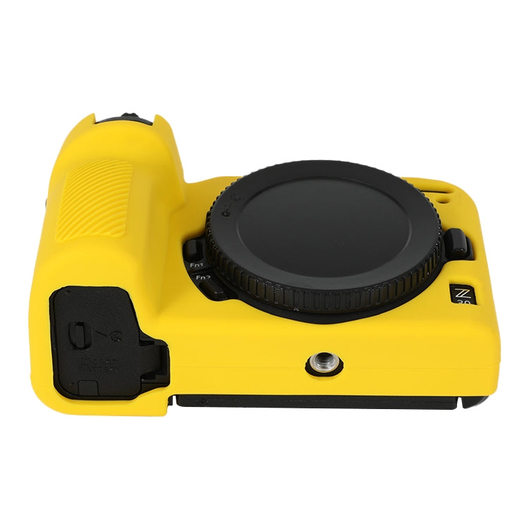 For Nikon Z 30 Soft Silicone Protective Case with Lens Cover(Yellow) - free shipping - PMC TechLife - Order now!