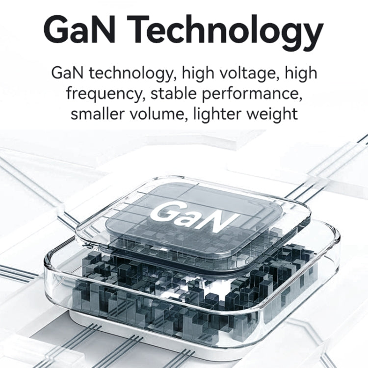 USAMS US-CC211 SMF Series PD35W 8 Pin + Type-C Dual Port GaN Fast Charger, UK Plug(Black) - free shipping - PMC Jewellery - Order now!