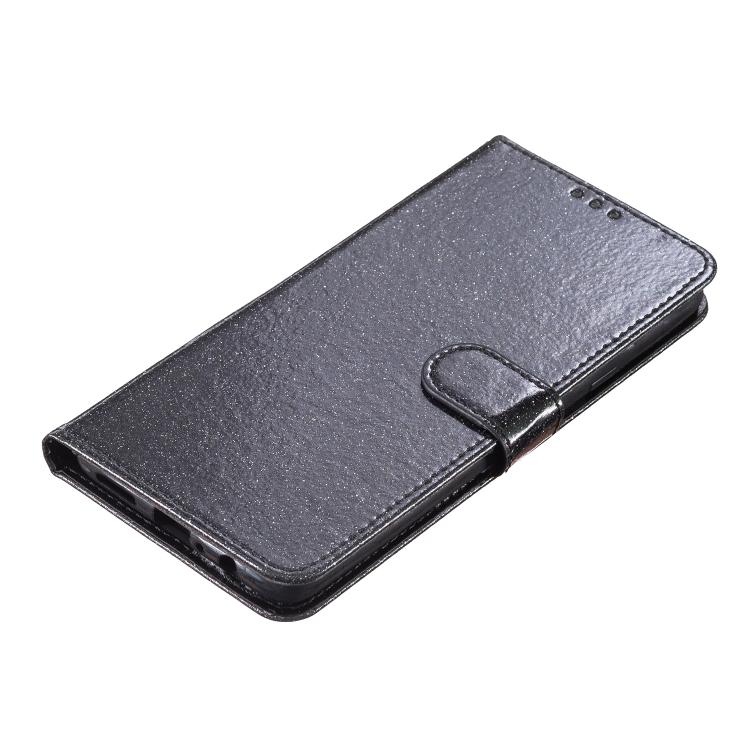 For Motorola Moto G56 5G Glitter Powder Flip Leather Phone Case(Black) - free shipping - PMC TechLife - Order now!