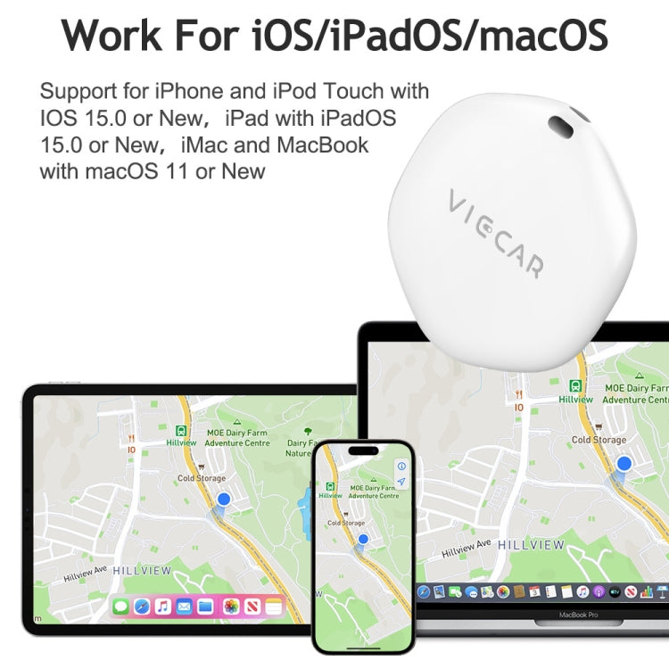 VIECAR DW01 Car Key Anti-lost Detection Wireless Location Tracker - Car Tracker by PMC TechLife | Online Shopping South Africa | PMC TechLife | Buy Now Pay Later Mobicred