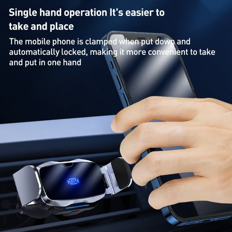 D7 Infrared lnduction Wireless Fast Charging Air Outlet Car Holder(Black) - free shipping - PMC TechLife - Order now!