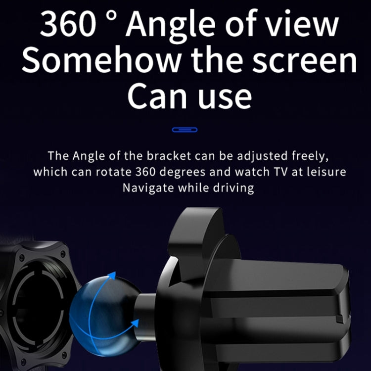 D7 Infrared lnduction Wireless Fast Charging Air Outlet Car Holder(Black) - free shipping - PMC TechLife - Order now!