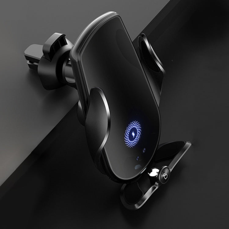 M2 Infrared lnduction Wireless Fast Charging Air Outlet Car Holder(Black) - Wireless Charger Holders by PMC TechLife | Online Shopping South Africa | PMC TechLife | Buy Now Pay Later Mobicred