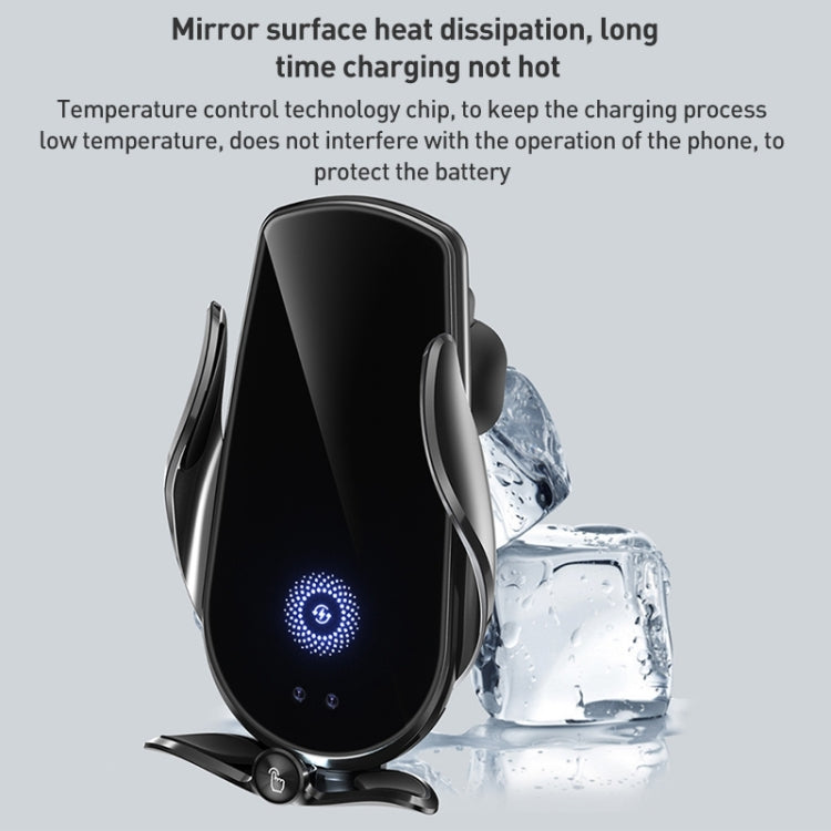 M2 Infrared lnduction Wireless Fast Charging Air Outlet Car Holder(Black) - Wireless Charger Holders by PMC TechLife | Online Shopping South Africa | PMC TechLife | Buy Now Pay Later Mobicred