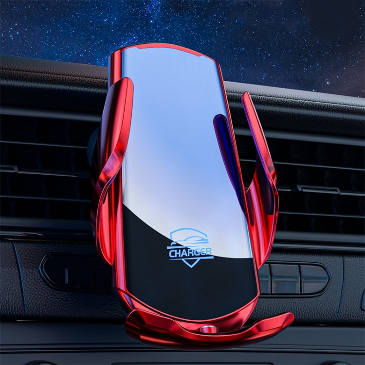 Q3S Infrared lnduction Wireless Fast Charging Air Outlet Car Holder(Red) - Wireless Charger Holders by PMC TechLife | Online Shopping South Africa | PMC TechLife | Buy Now Pay Later Mobicred