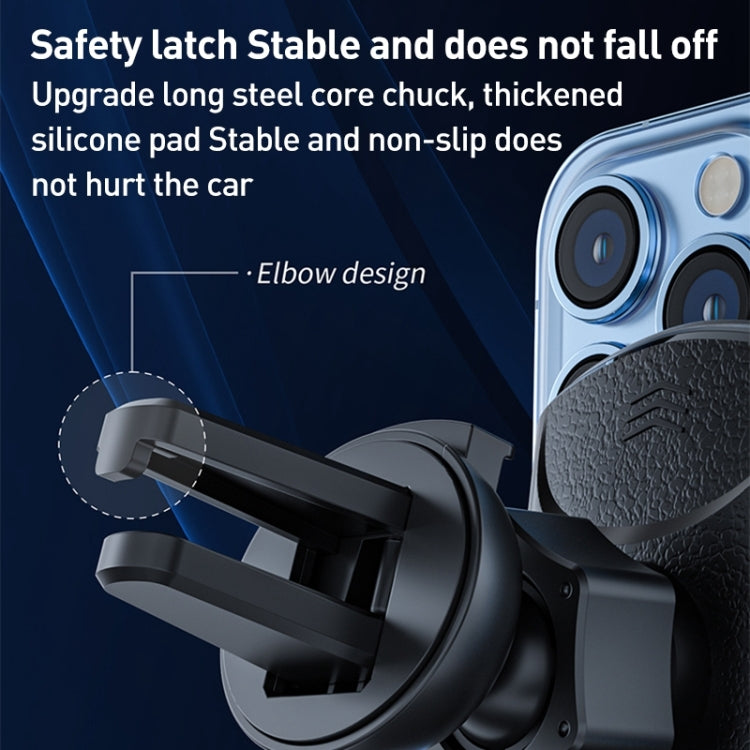 Q3S Infrared lnduction Wireless Fast Charging Air Outlet Car Holder(Gold) - Wireless Charger Holders by PMC TechLife | Online Shopping South Africa | PMC TechLife | Buy Now Pay Later Mobicred