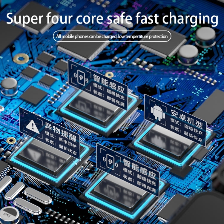 Q88 Infrared lnduction Wireless Fast Charging Air Outlet Car Holder(Silver) - Wireless Charger Holders by PMC TechLife | Online Shopping South Africa | PMC TechLife | Buy Now Pay Later Mobicred
