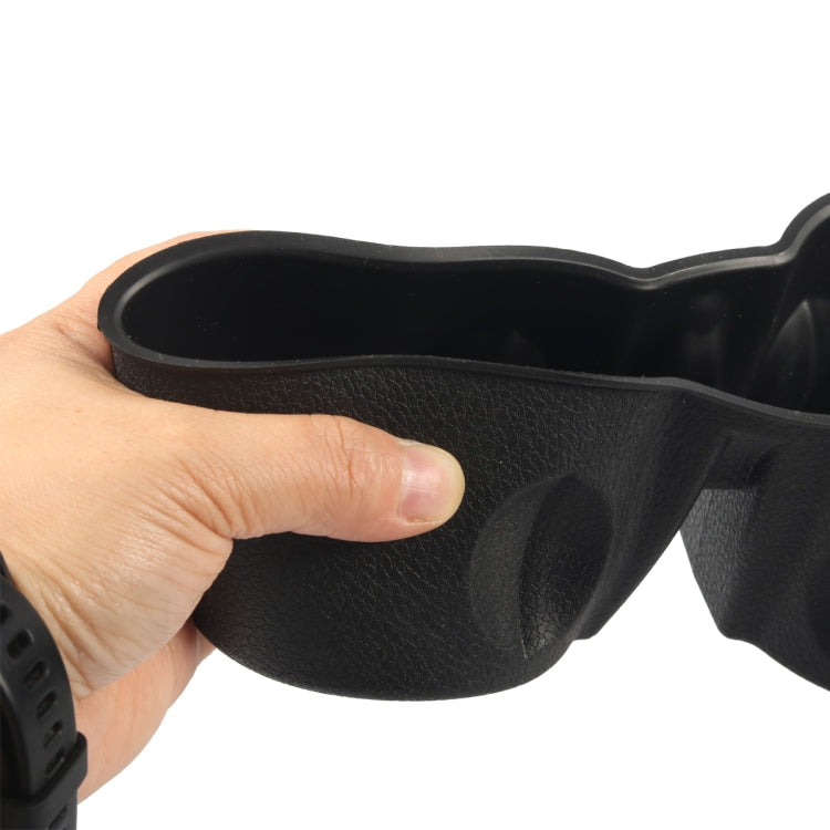 A8600-02 For Tester Model 3 / Y Car Center Console Storage Silicone Water Cup Holder(Black) - Car Drink Holders by PMC TechLife | Online Shopping South Africa | PMC TechLife | Buy Now Pay Later Mobicred