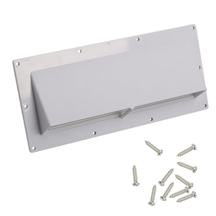 A8664 RV Range Hood Vent Exhaust Vent Cover with 10pcs Screws(White) - Air Conditioning System by PMC TechLife | Online Shopping South Africa | PMC TechLife | Buy Now Pay Later Mobicred