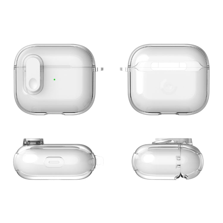 For AirPods Pro Ice Crystals Shockproof Earphone Protective Case(Transparent) - For AirPods Pro by PMC Jewellery | Online Shopping South Africa | PMC Jewellery | Buy Now Pay Later Mobicred